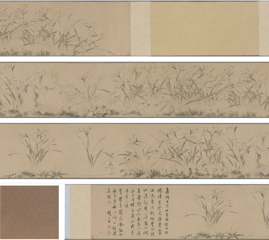 (950)明 周天球 水仙圖.jpg
